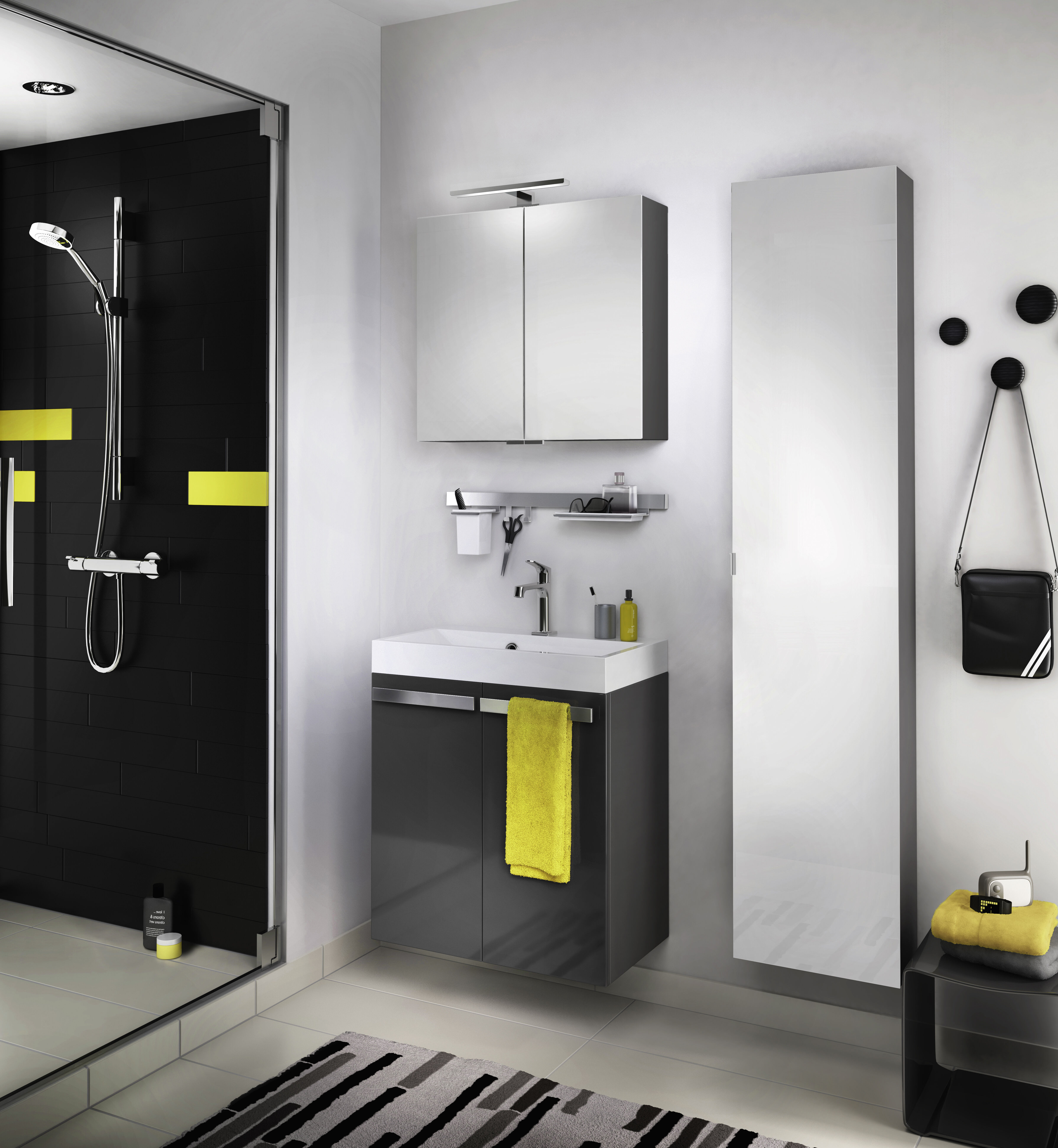 Gain de place : optimiser l'espace dans la salle de bains